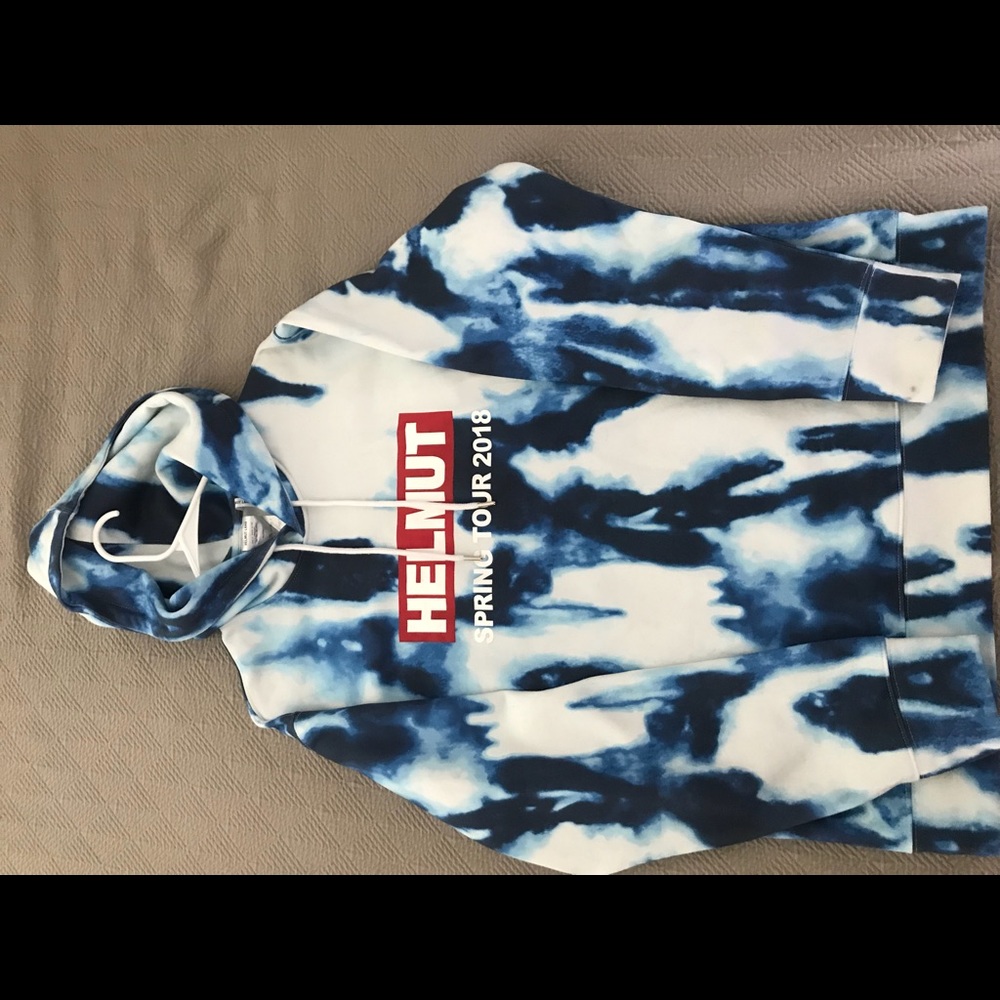 Men’s Helmet Lang Tie-dye Hoodie.